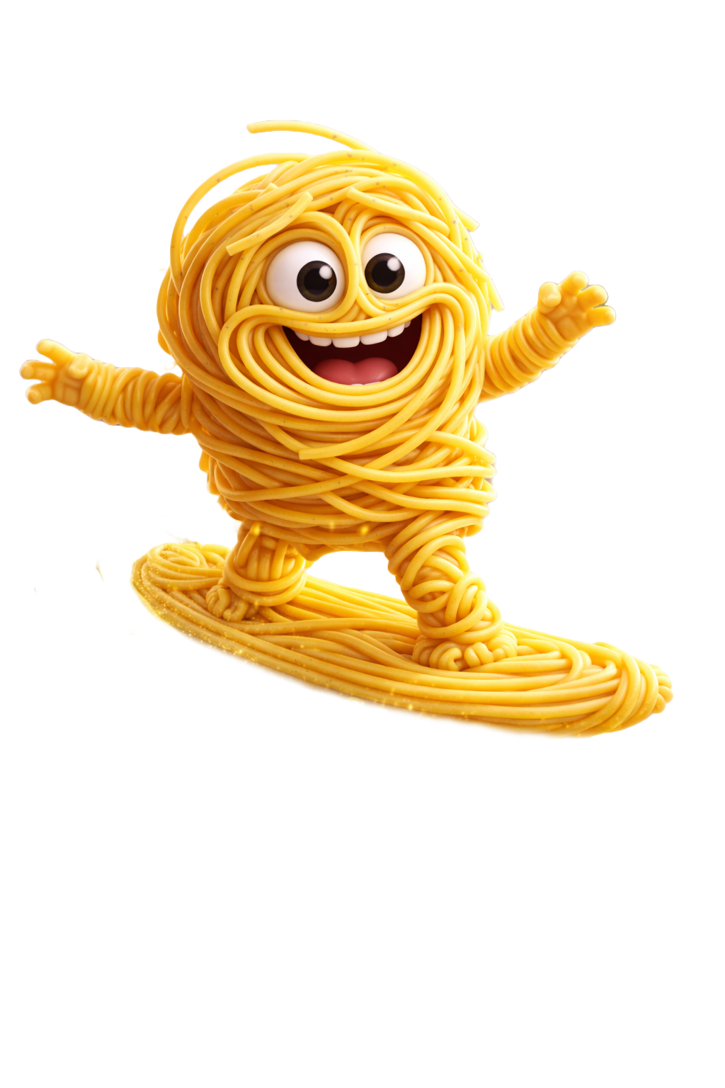 PastaMasta surfing on olive oil